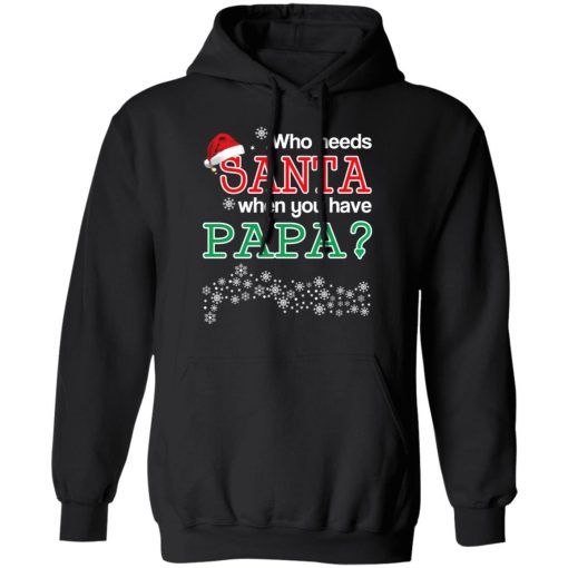 Who Needs Santa When You Have Papa? Christmas Gift Shirt 10