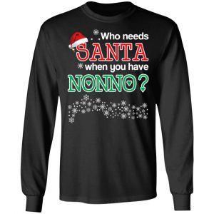 Who Needs Santa When You Have Nonno? Christmas Gift Shirt 21