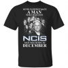 A Man Who Watches NCIS And Was Born In December Shirt NCIS