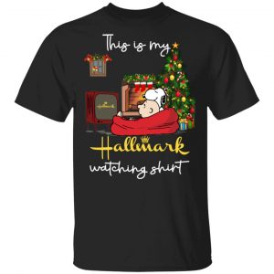 Snoopy This Is My Hallmark Watching Shirt Snoopy