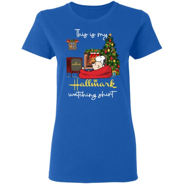Snoopy This Is My Hallmark Watching Shirt Apparel 10