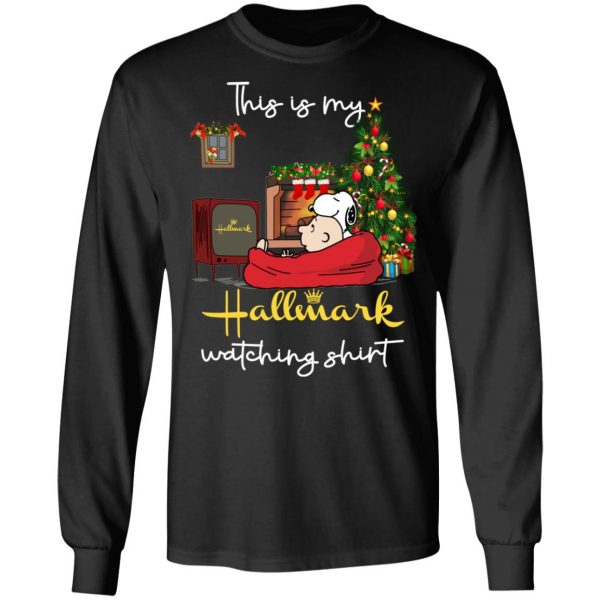 Snoopy This Is My Hallmark Watching Shirt Apparel 11