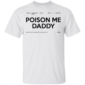 Poison Me Daddy Shirt Music 2