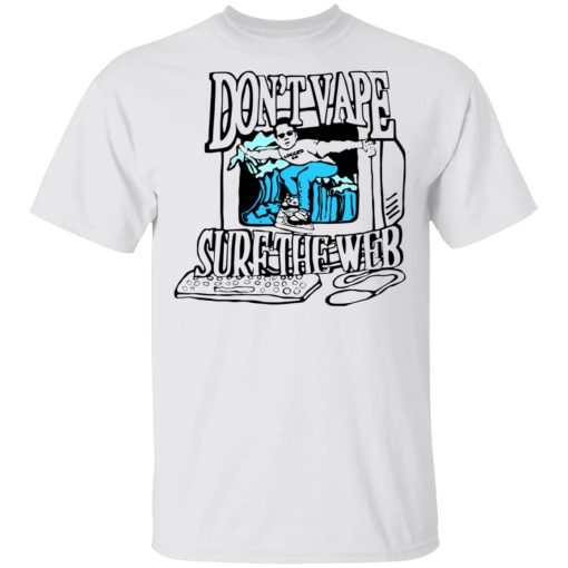 Caucasianjames Don’t Vape Surf The Web Shirt 2