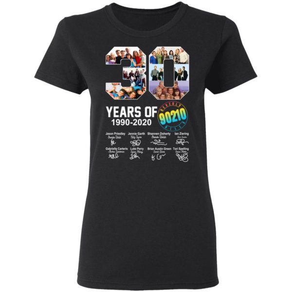 30 years of Beverly Hills 90210 1990 2020 Signature Shirt 2