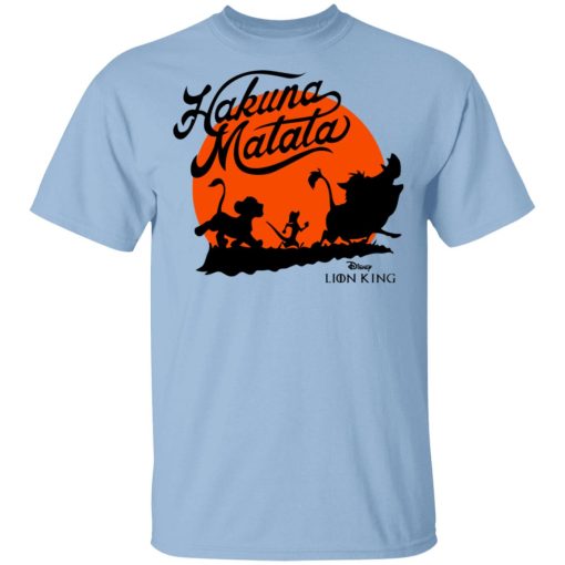 Disney Lion King Hakuna Matata Trio Orange Sunset Shirt