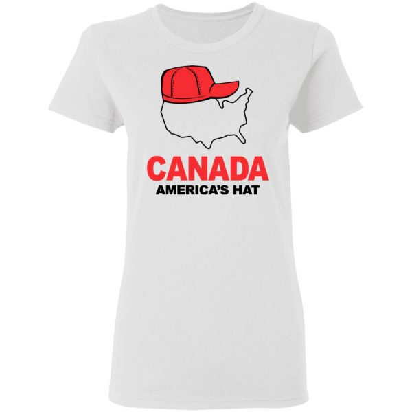Canada America's Hat T-Shirt 5