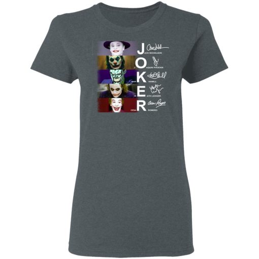 Joker Jack Nicholson Joaquin Phoenix Mark Hamill Heath Ledger Cesar Romero Shirt 6