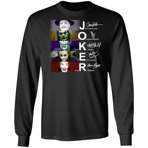 Joker Jack Nicholson Joaquin Phoenix Mark Hamill Heath Ledger Cesar Romero Shirt 9