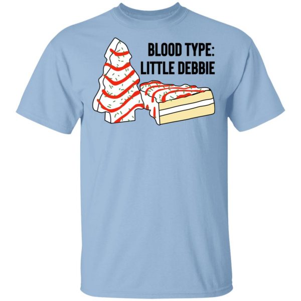Blood Type Little Debbie Shirt 1