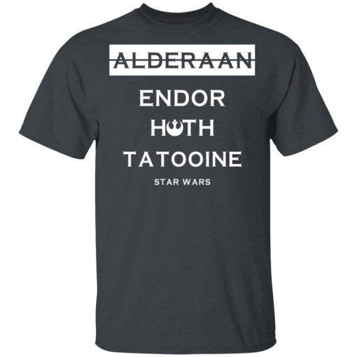 Alderaan Endor Hoth Taooine Star Wars Shirt 2