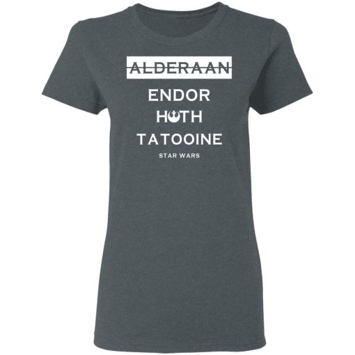 Alderaan Endor Hoth Taooine Star Wars Shirt 6