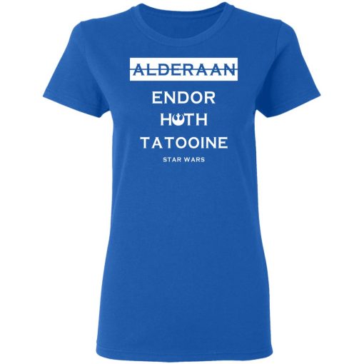 Alderaan Endor Hoth Taooine Star Wars Shirt 8