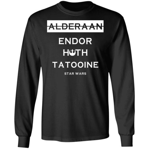 Alderaan Endor Hoth Taooine Star Wars Shirt 9