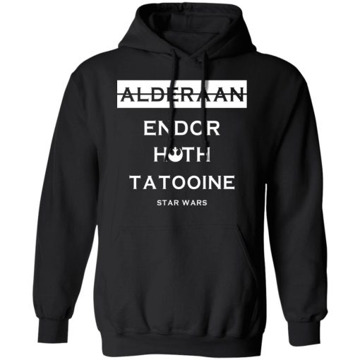 Alderaan Endor Hoth Taooine Star Wars Shirt 10