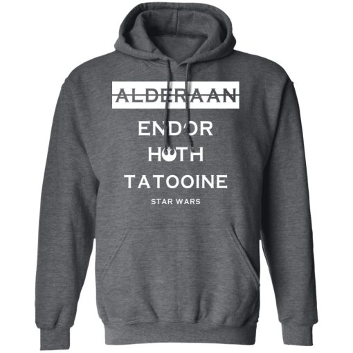 Alderaan Endor Hoth Taooine Star Wars Shirt 12