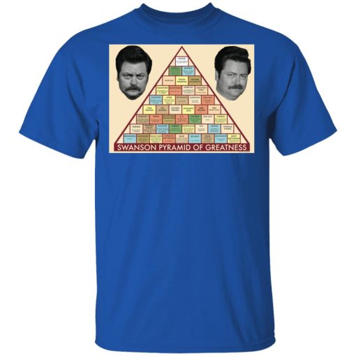 Parks and Recreation Swanson Pyramid of Greatness Shirt 4