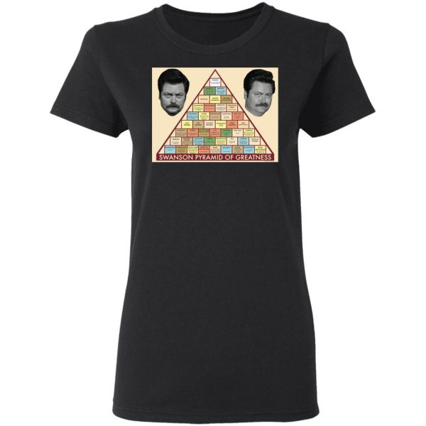 Parks and Recreation Swanson Pyramid of Greatness Shirt Parks and Recreation 7