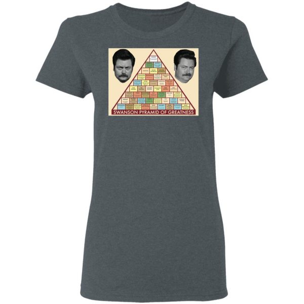 Parks and Recreation Swanson Pyramid of Greatness Shirt Parks and Recreation 8
