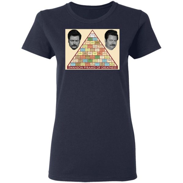 Parks and Recreation Swanson Pyramid of Greatness Shirt Parks and Recreation 9