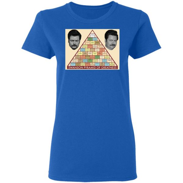 Parks and Recreation Swanson Pyramid of Greatness Shirt Parks and Recreation 10