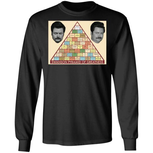 Parks and Recreation Swanson Pyramid of Greatness Shirt 9