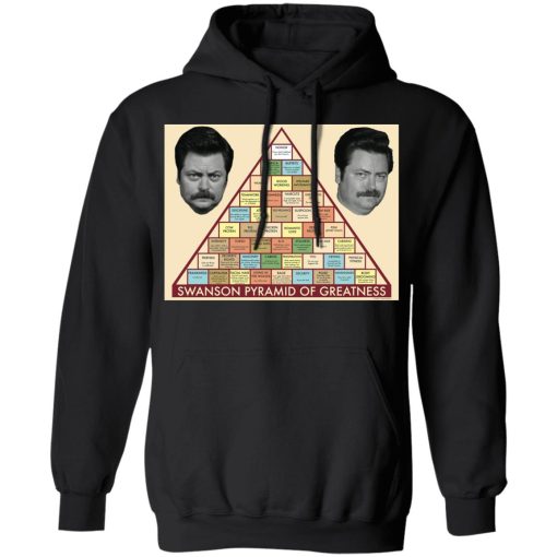 Parks and Recreation Swanson Pyramid of Greatness Shirt 10