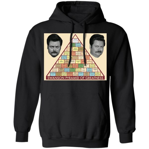 Parks and Recreation Swanson Pyramid of Greatness Shirt Parks and Recreation 12