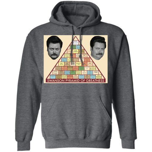 Parks and Recreation Swanson Pyramid of Greatness Shirt 12