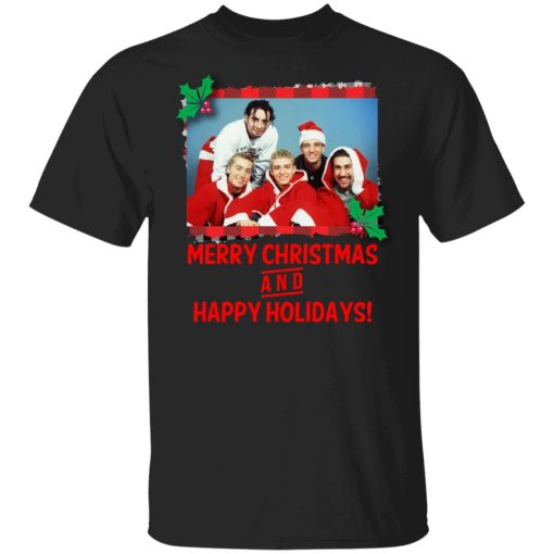 NSYNC Merry Christmas And Happy Holidays Shirt 1