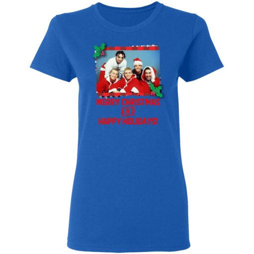 NSYNC Merry Christmas And Happy Holidays Shirt - Image 8