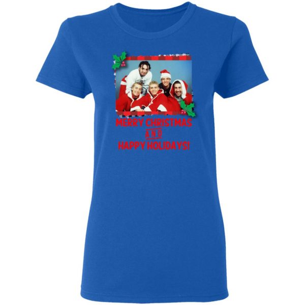 NSYNC Merry Christmas And Happy Holidays Shirt Apparel 10