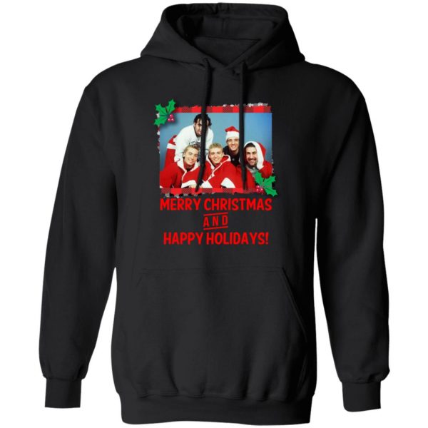 NSYNC Merry Christmas And Happy Holidays Shirt Apparel 12