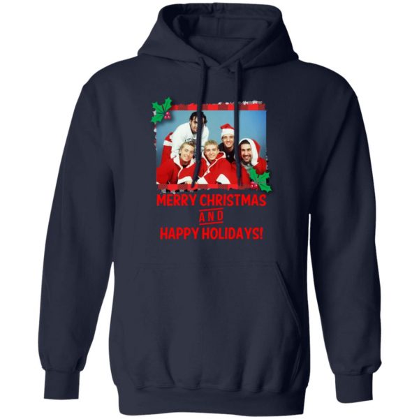 NSYNC Merry Christmas And Happy Holidays Shirt Apparel 13