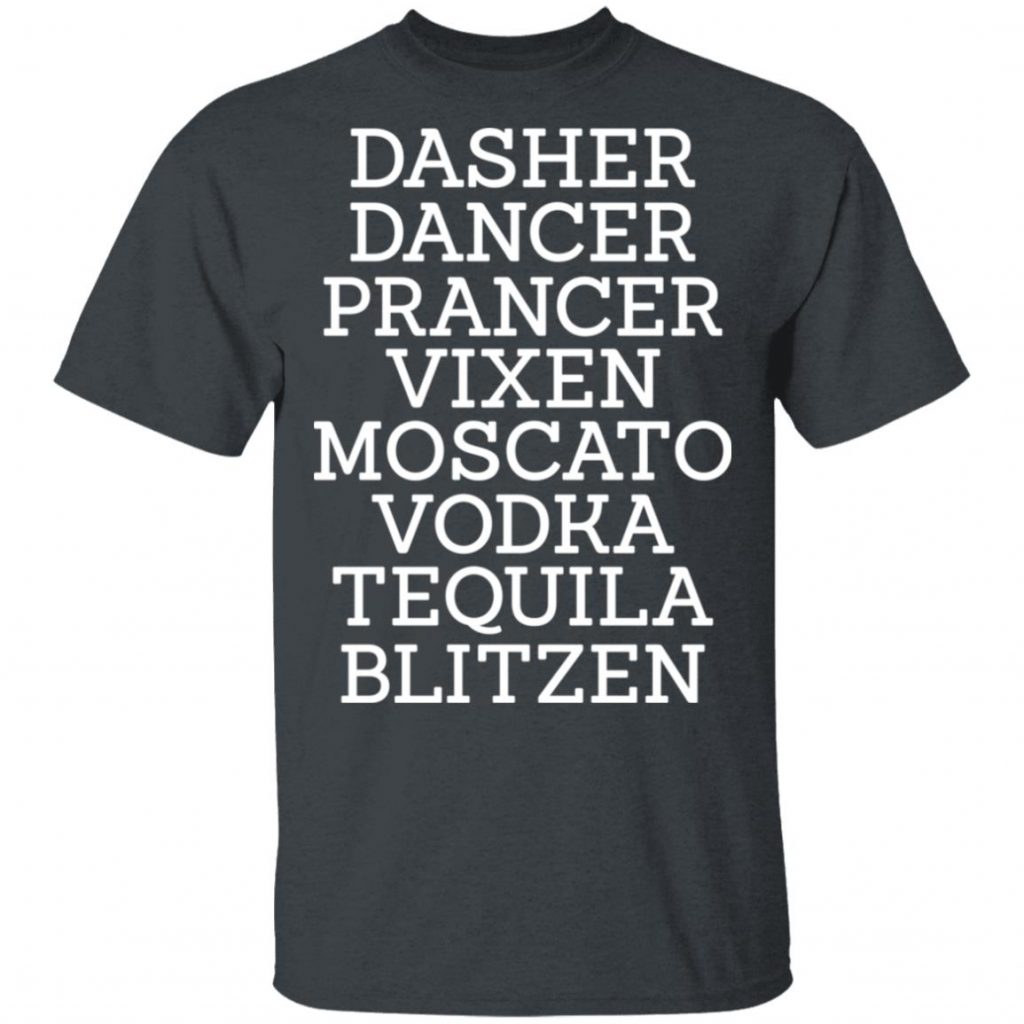 dancer prancer vodka shirt