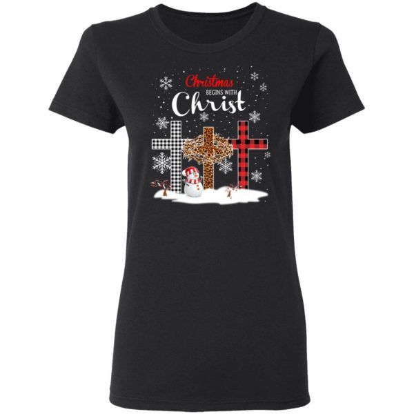 Christmas Begins With Christ Shirt 5