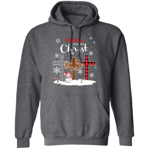 Christmas Begins With Christ Shirt 12