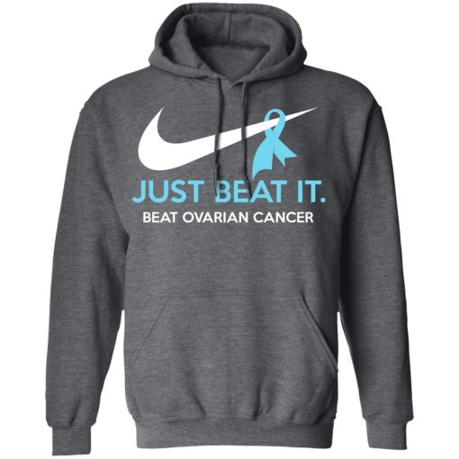 Just Beat It - Beat Ovarian Cancer Gift Shirt - Image 12