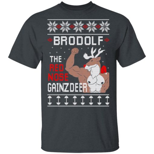 Brodolf The Red Nose Gainzdeer Shirt - Image 2