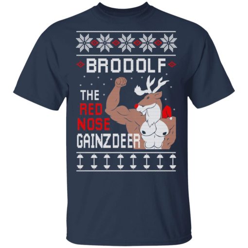 Brodolf The Red Nose Gainzdeer Shirt - Image 3