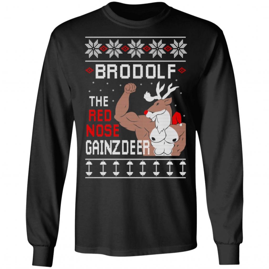 brodolf the red nosed gainz deer