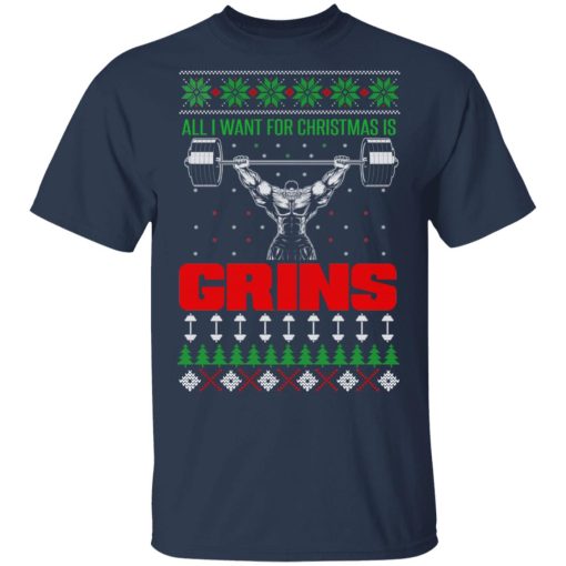 All I Want For Christmas Is Gains Shirt - Image 3