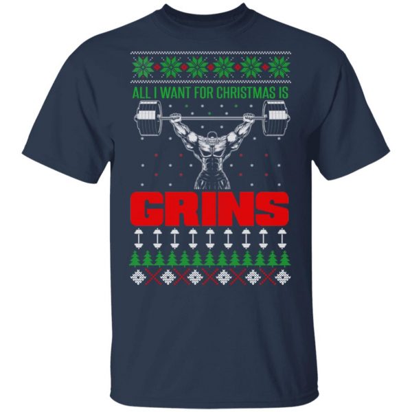 All I Want For Christmas Is Gains Shirt 3