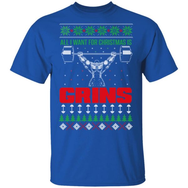 All I Want For Christmas Is Gains Shirt 4