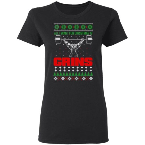 All I Want For Christmas Is Gains Shirt - Image 5