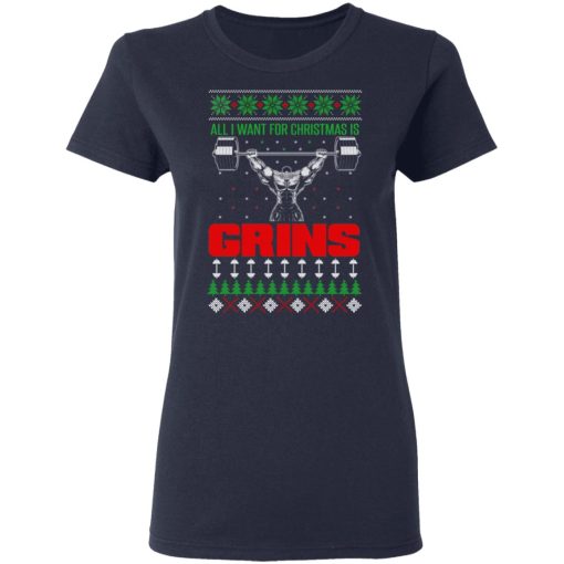 All I Want For Christmas Is Gains Shirt - Image 7