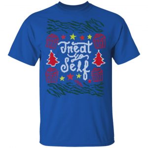 Parks and Recreation Treat Yo Self Ugly Christmas T-Shirts 16