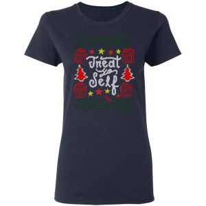 Parks and Recreation Treat Yo Self Ugly Christmas T-Shirts 19