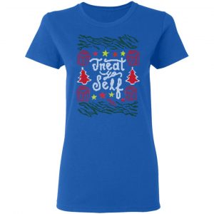 Parks and Recreation Treat Yo Self Ugly Christmas T-Shirts 20