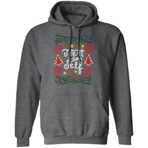 Parks and Recreation Treat Yo Self Ugly Christmas T-Shirts 12